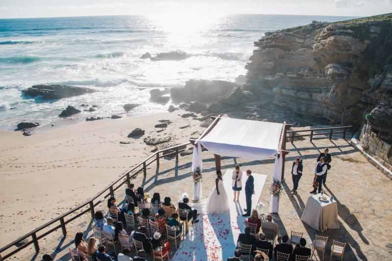 Arriba By The Sea Portugal - Ocean front Wedding Ceremony