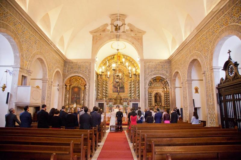 my vintage wedding in portugal wedding church